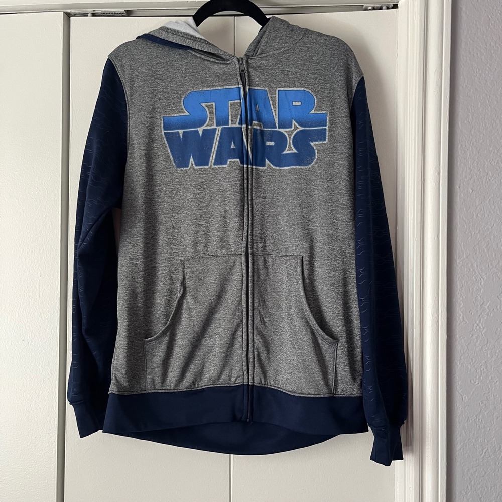 Nike Star Wars Full Zip Hoodie Graphic‎ Print Pullover Jacket Medium